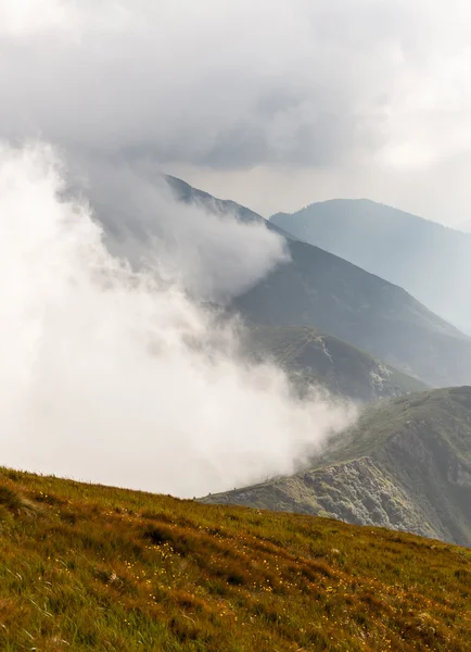 Stormy weather - mountains and clouds — Stock Photo, Image
