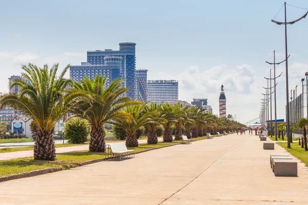 Seaside promenade in Batumi, Georgia — Stock Photo, Image