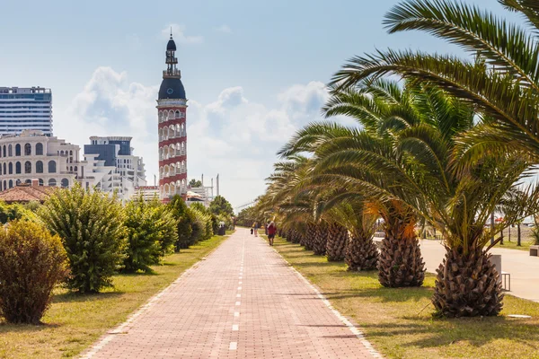 Boulevard in Batoemi, Georgië — Stockfoto