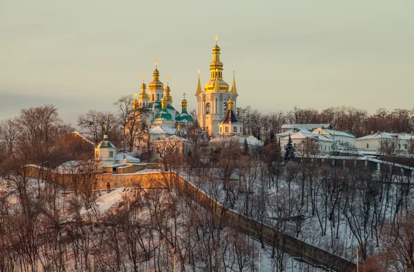 Kiev-Pechersk Lavra no inverno — Fotografia de Stock