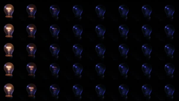 ampoule sur fond noir