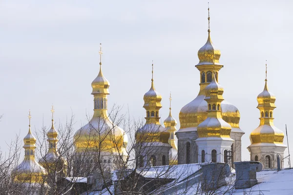 冬のキエフ ・ ペチェールシク大修道院 — ストック写真