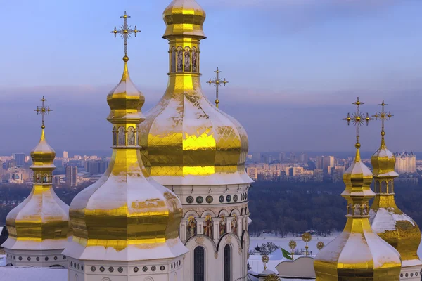 Kiev-Pechersk Lavra på vintern — Stockfoto