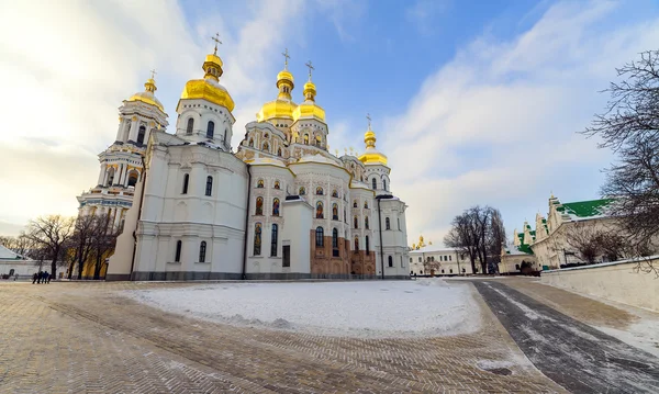 Kiev-Pechersk Lavra no inverno — Fotografia de Stock