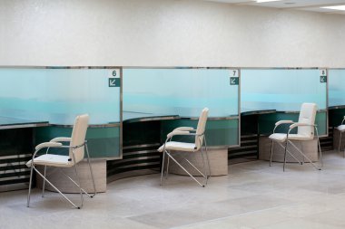  Servis Büro ile müşteriler için kabinler