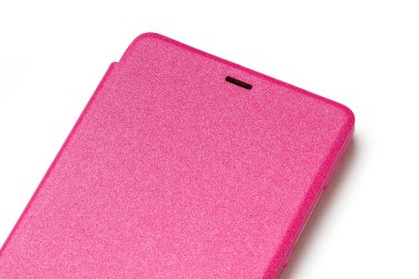 Smartphone içinde parlak pembe kapak