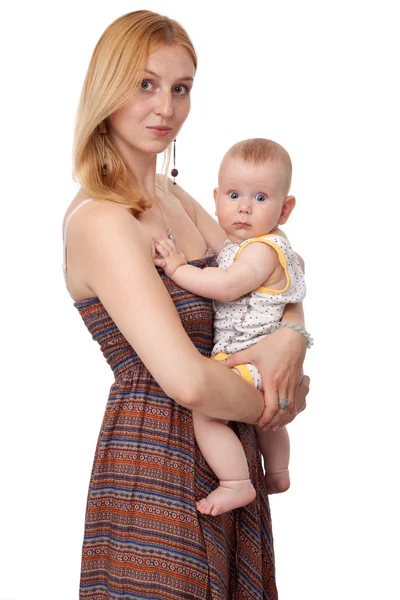 Молодая мать с ребенком — стоковое фото