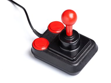 Bilgisayar oyunları için eski joystick. İçin uzak manipülatör 