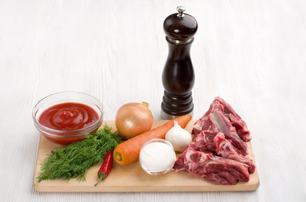 Ingredients for cooking — Stock Photo, Image