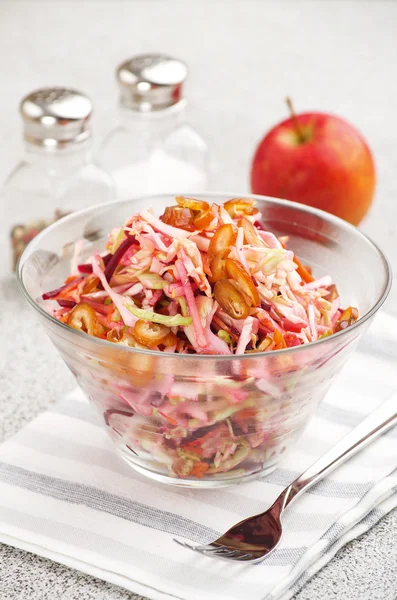 Appetizing vegetable salad — Stock Photo, Image