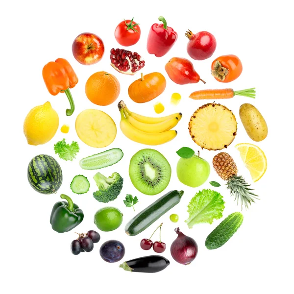 Fresh fruits and vegetables — Stock Photo, Image