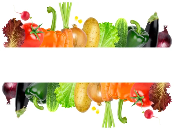 Vegetables on white — Stock Photo, Image