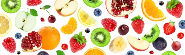 Fruits Background Mixed Fruits Fruit Texture — Stock Photo, Image