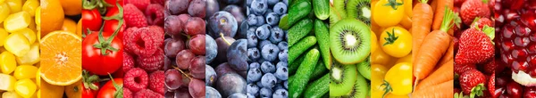 Antecedentes Frutas Verduras Comida Fresca Alimento Saludable — Foto de Stock