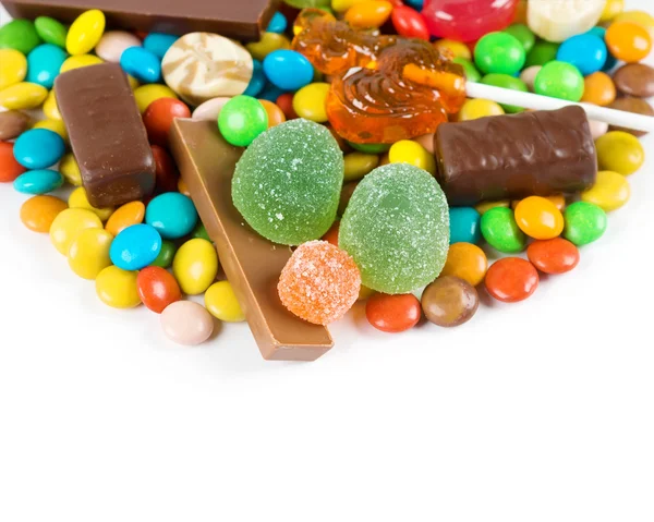 Красочные сладкие конфеты — стоковое фото