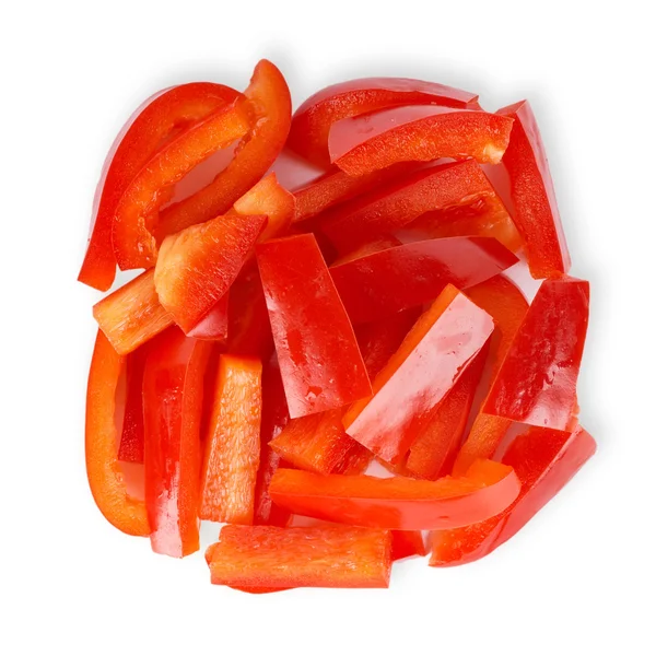 Fresh pepper slices — Stock Photo, Image