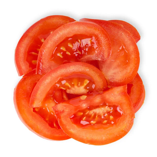 Frische Tomatenscheiben — Stockfoto