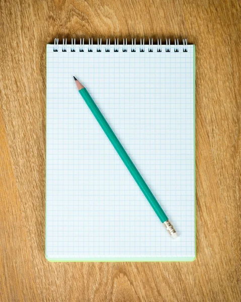 Notebook and pensil — Stock Photo, Image