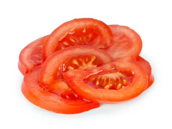 Frische Tomatenscheiben — Stockfoto