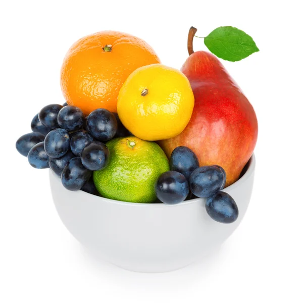 Schüssel mit Früchten — Stockfoto