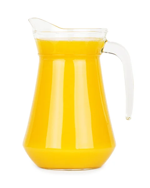 Jus d'orange frais dans le pichet — Photo