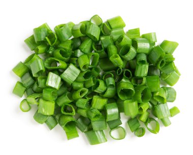 doğranmış yeşil soğan