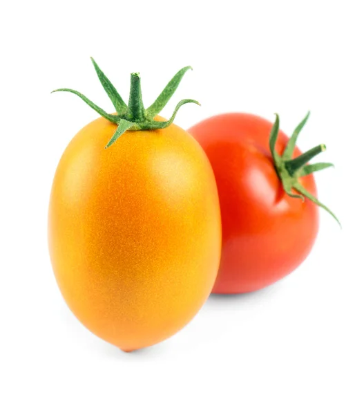 Fresh red and yellow tomatoes — Stock Photo, Image