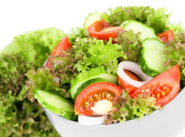 Salada de legumes frescos closeup — Fotografia de Stock