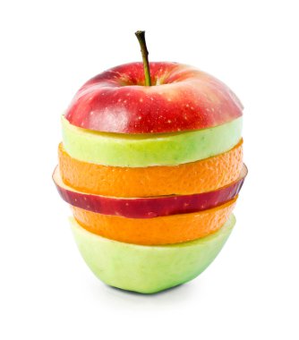 Karışık meyve dilimlenmiş