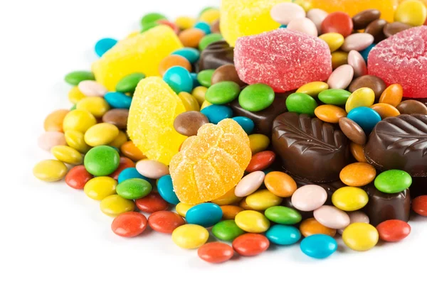 Candy, sweets and chocolates — Stock Photo, Image