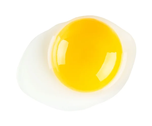 Syrové vejce, samostatný — Stock fotografie