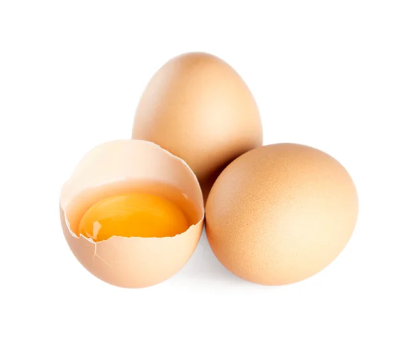 Gebroken eieren — Stockfoto