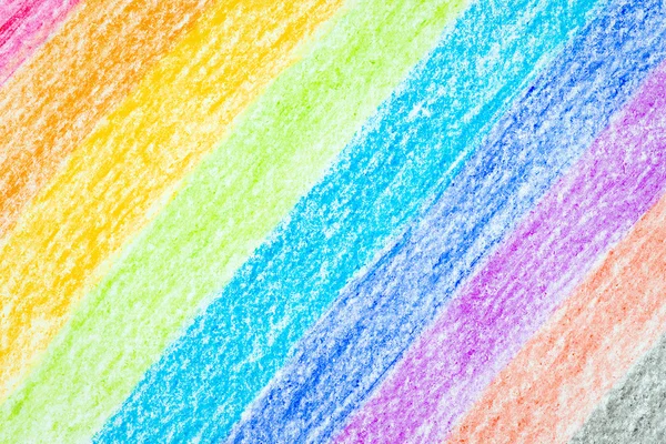 Pencil color rainbow background — Stock Photo, Image