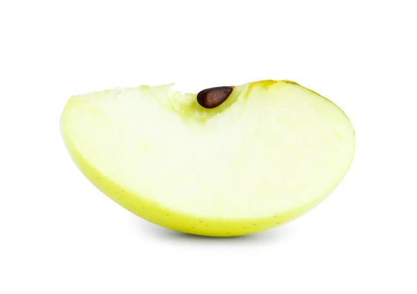 Свежий яблочный ломтик — стоковое фото