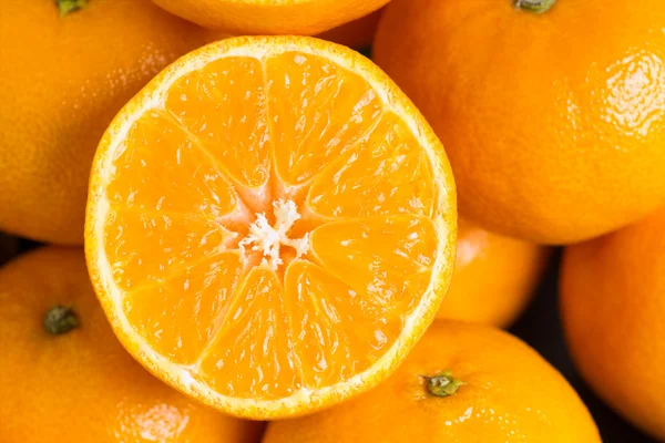 Fetta di mandarino — Foto Stock