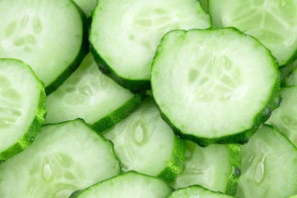 Fresh slices cucumber — Stock Photo, Image