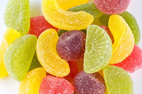 Close-up of colorful jelly candies — Stock Photo, Image