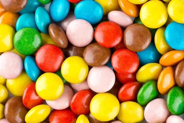 Gros plan de bonbons colorés — Photo