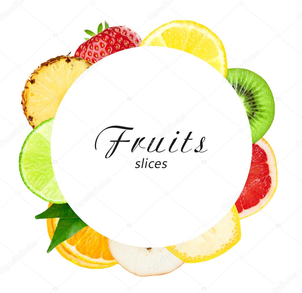 Fresh fruit slices