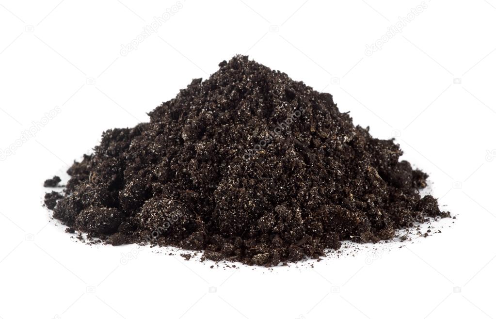 Pile of garden soil