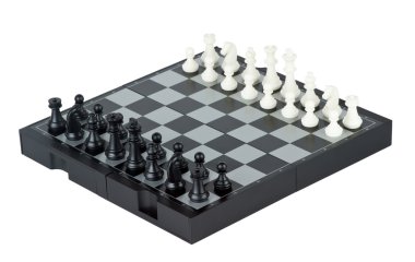 Satranç taşlı satranç tahtası
