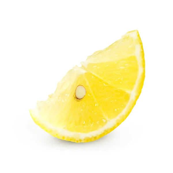 Свежий лимонный ломтик — стоковое фото