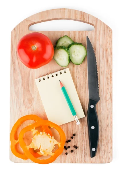 Gemüse auf der Küchentafel — Stockfoto