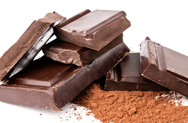 Chocolade en cacao — Stockfoto