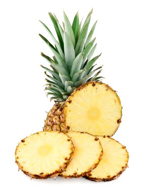 ananas ve dilimleri