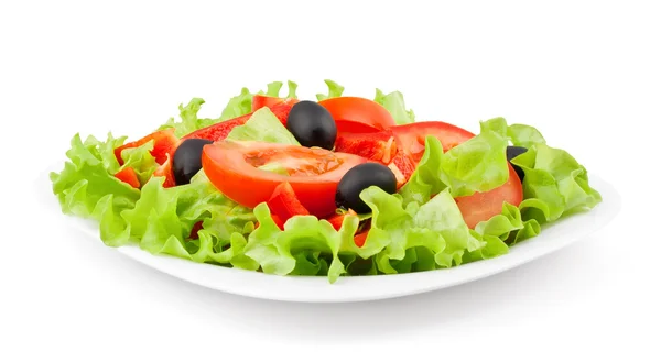 Porsiyon sebze salatası — Stok fotoğraf