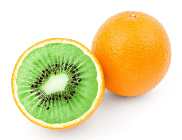 Mistura de laranja com kiwi — Fotografia de Stock