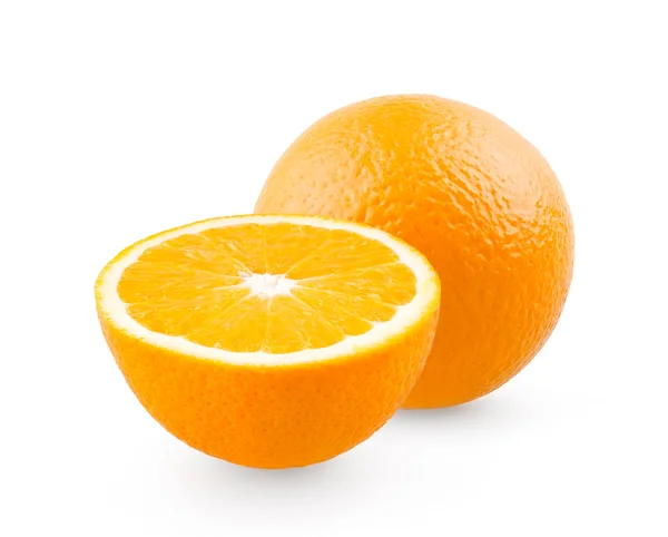 Orange and half — Stock Photo, Image