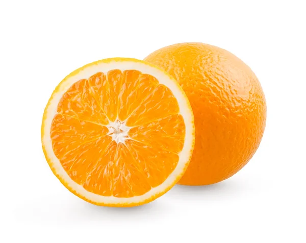 오렌지와 슬라이스 — 스톡 사진