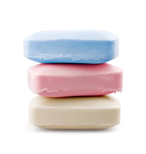 Three color soap — Stock Photo, Image